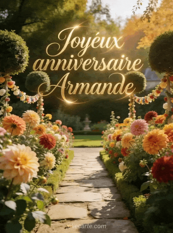 Joyeux anniversaire Armande - Carte joyeux anniversaire armande gratuite
