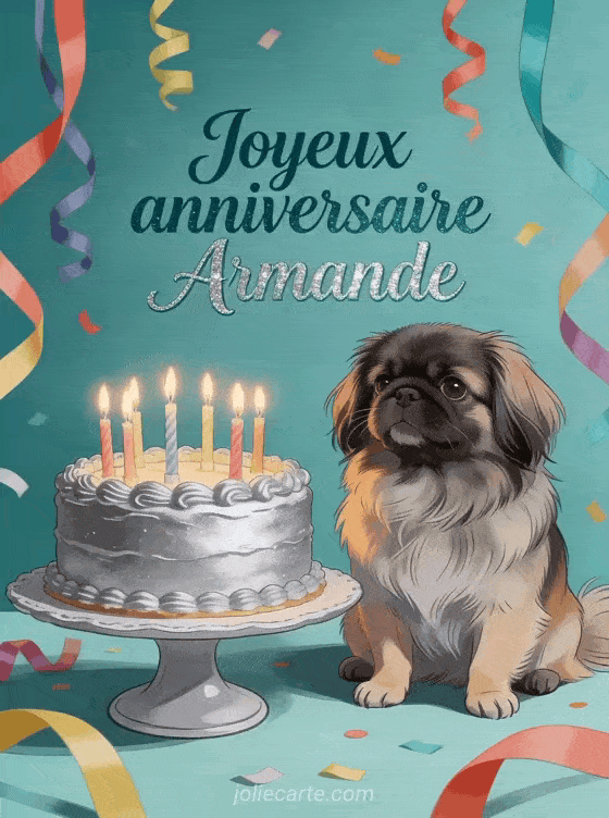 Joyeux anniversaire Armande - Carte joyeux anniversaire armande