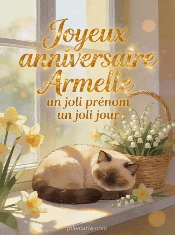 Joyeux anniversaire Armelle - Joyeux anniversaire armelle gif