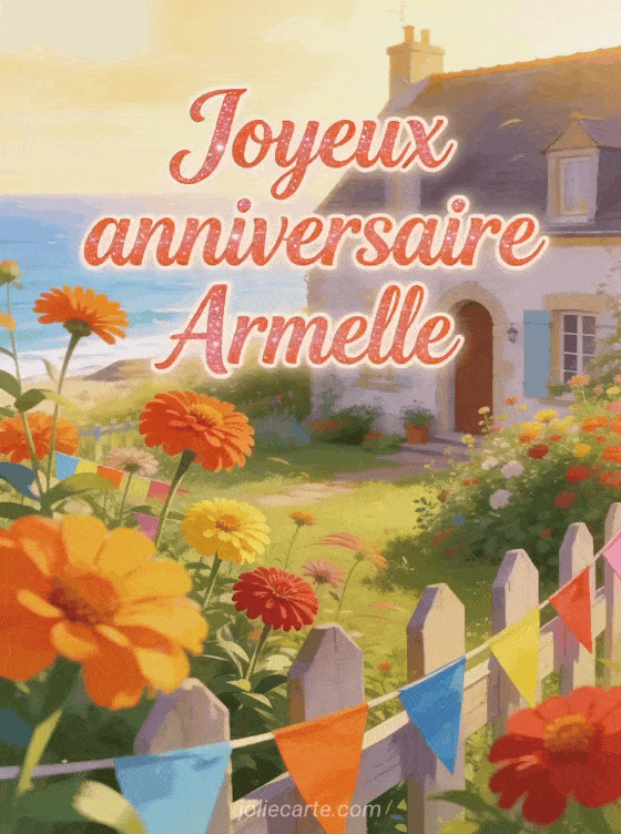 Joyeux anniversaire Armelle - Carte joyeux anniversaire armelle gratuite
