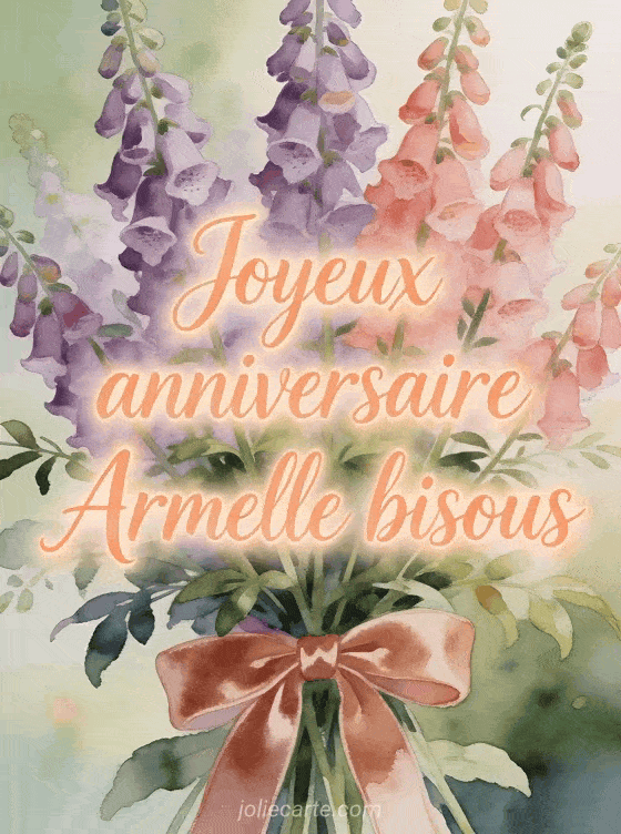 Joyeux anniversaire Armelle - Joyeux anniversaire armelle bisous