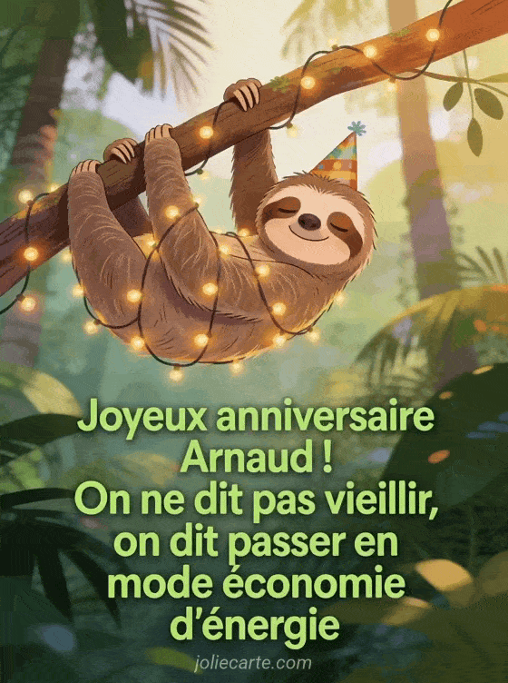 Joyeux anniversaire Arnaud - Arnaud humour