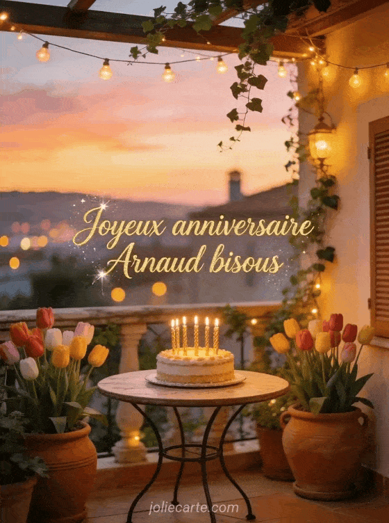 Joyeux anniversaire Arnaud - Joyeux anniversaire arnaud bisous