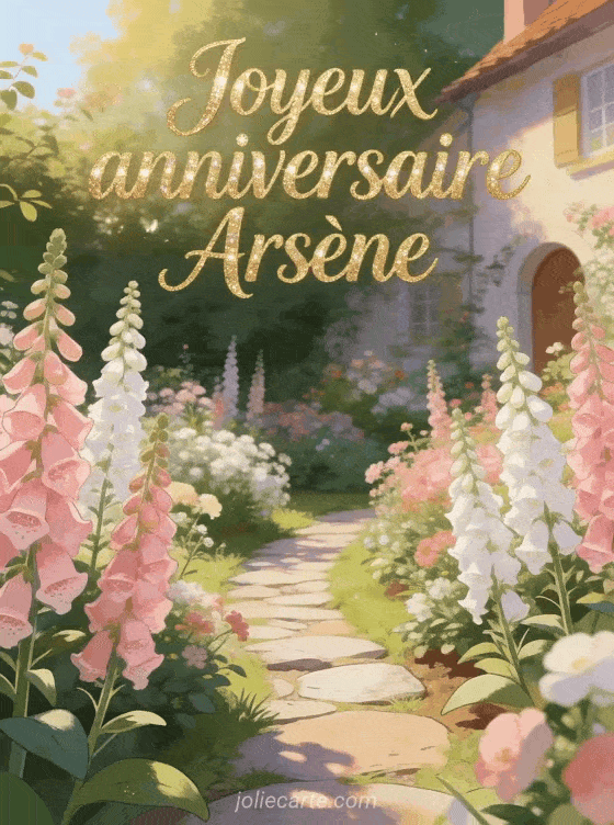 Joyeux anniversaire Arsène - Joyeux anniversaire arsene fleurs