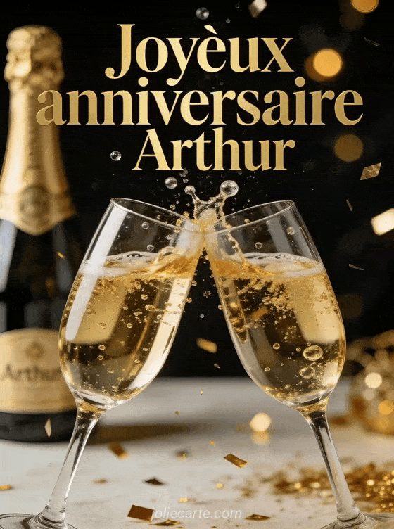 Joyeux anniversaire Arthur - Joyeux anniversaire arthur champagne