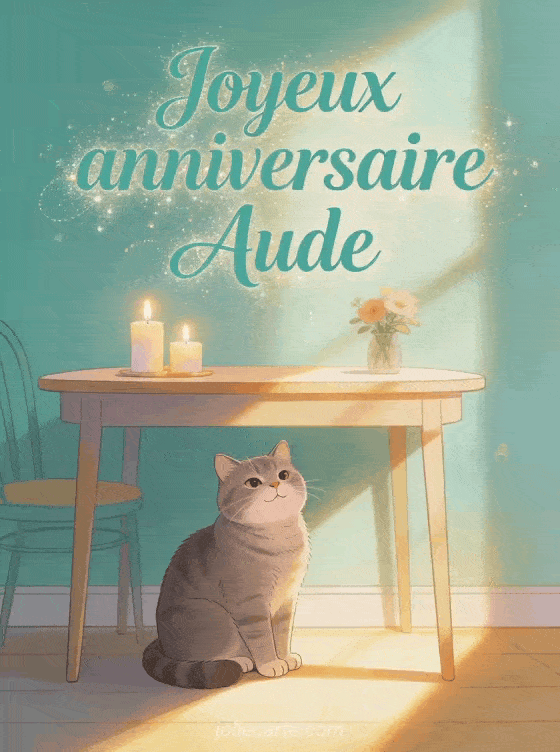 Joyeux anniversaire Aude - Joyeux anniversaire aude gif anime