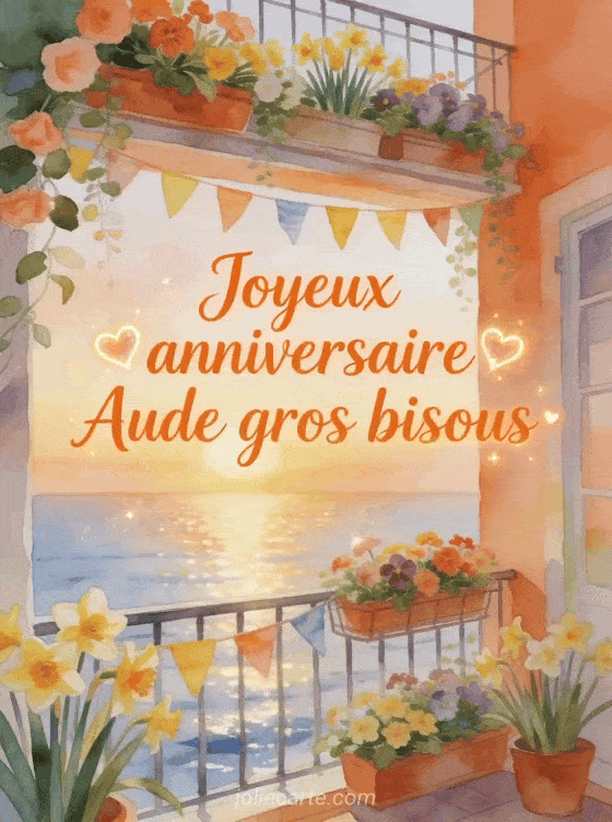 Joyeux anniversaire Aude - Joyeux anniversaire aude gros bisous