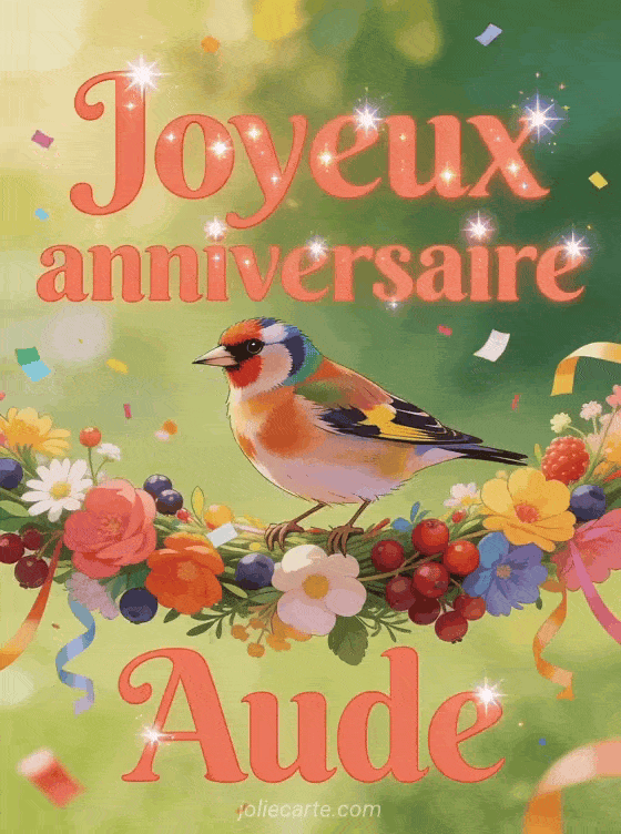 Joyeux anniversaire Aude - Joyeux anniversaire aude gif