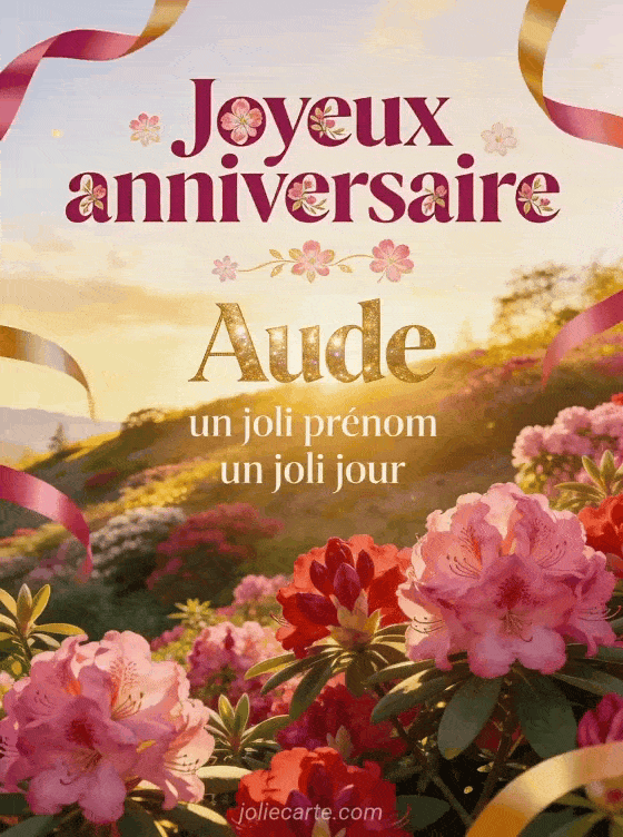 Joyeux anniversaire Aude - Joyeux anniversaire aude fleurs