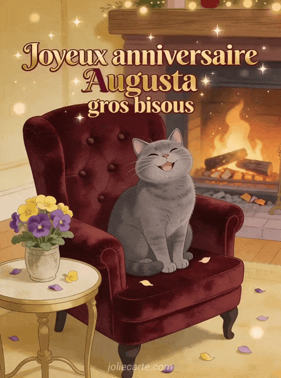 Joyeux anniversaire Augusta - Joyeux anniversaire augusta gros bisous