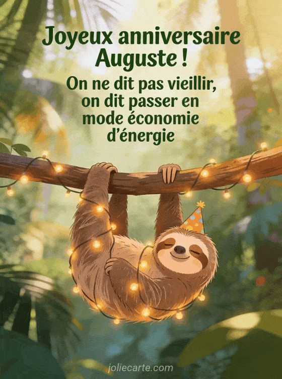 Joyeux anniversaire Auguste - Joyeux anniversaire auguste humour