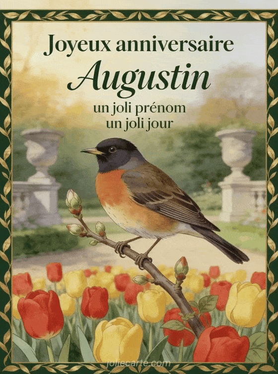 Joyeux anniversaire Augustin - Joyeux anniversaire augustin gros bisous