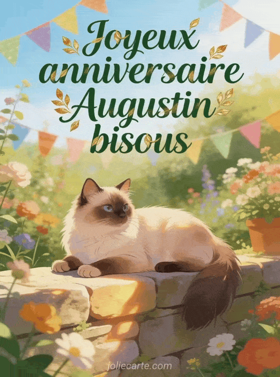 Joyeux anniversaire Augustin - Joyeux anniversaire augustin bisous