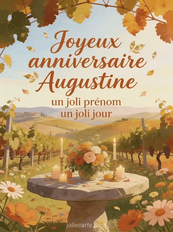 Joyeux anniversaire Augustine - Joyeux anniversaire augustine image