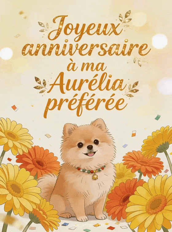 Joyeux anniversaire Aurélia - Joyeux anniversaire aurelia gif