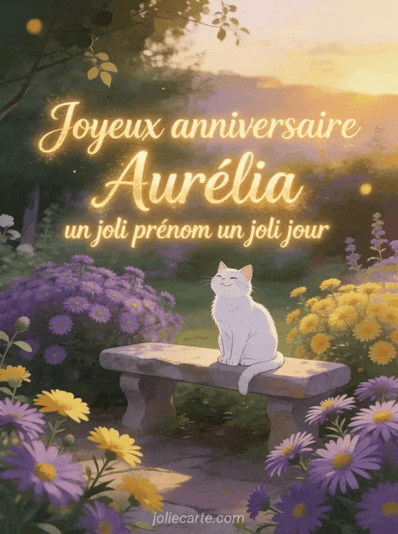 Joyeux anniversaire Aurélia - Joyeux anniversaire aurelia fleurs