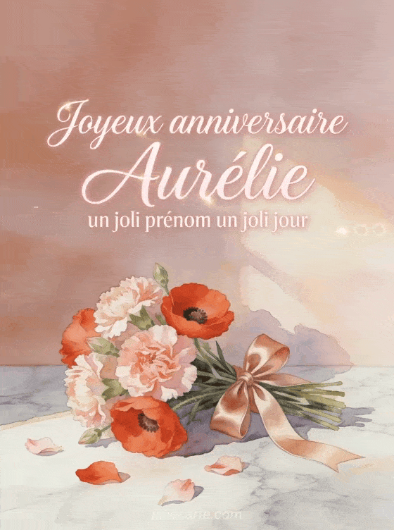 Joyeux anniversaire Aurélie - Joyeux anniversaire aurelie fleurs