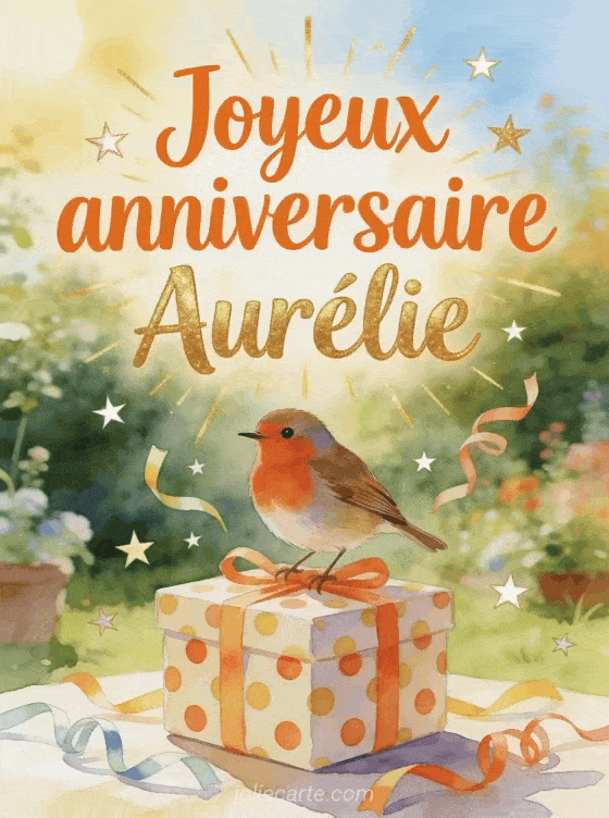 Joyeux anniversaire Aurélie - Joyeux anniversaire aurelie gif