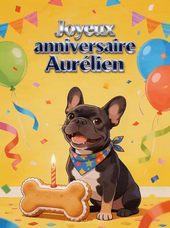 Joyeux anniversaire Aurélien - Joyeux anniversaire aurelien chien