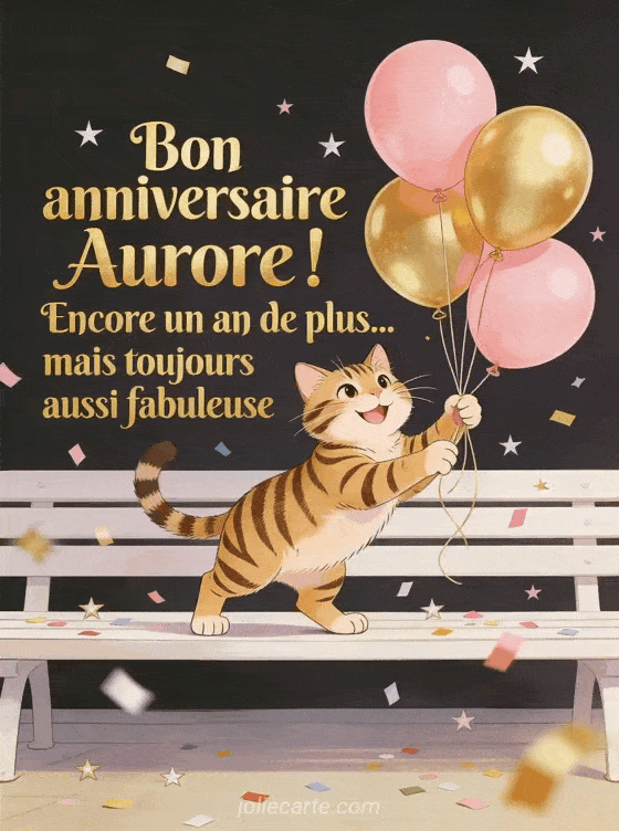 Joyeux anniversaire Aurore - Bon anniversaire aurore