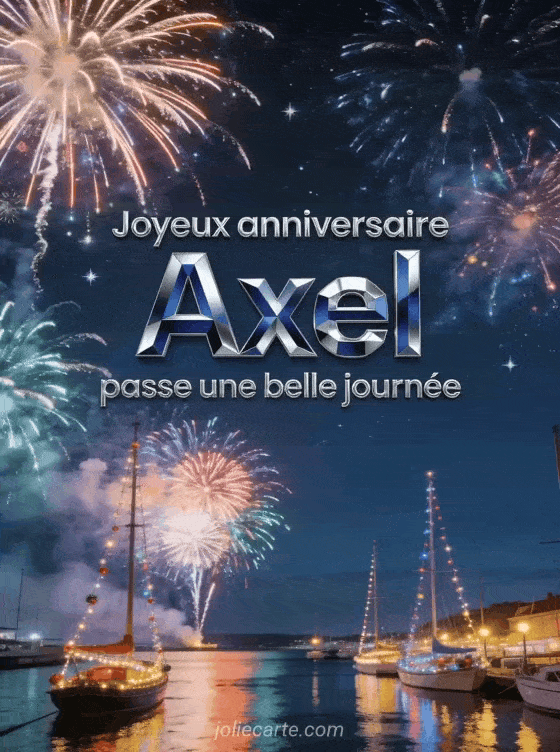 Joyeux anniversaire Axel - Joyeux anniversaire axel mon fils