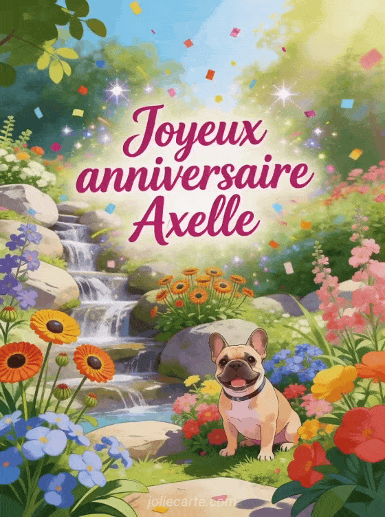Joyeux anniversaire Axelle - Joyeux anniversaire axelle fleurs