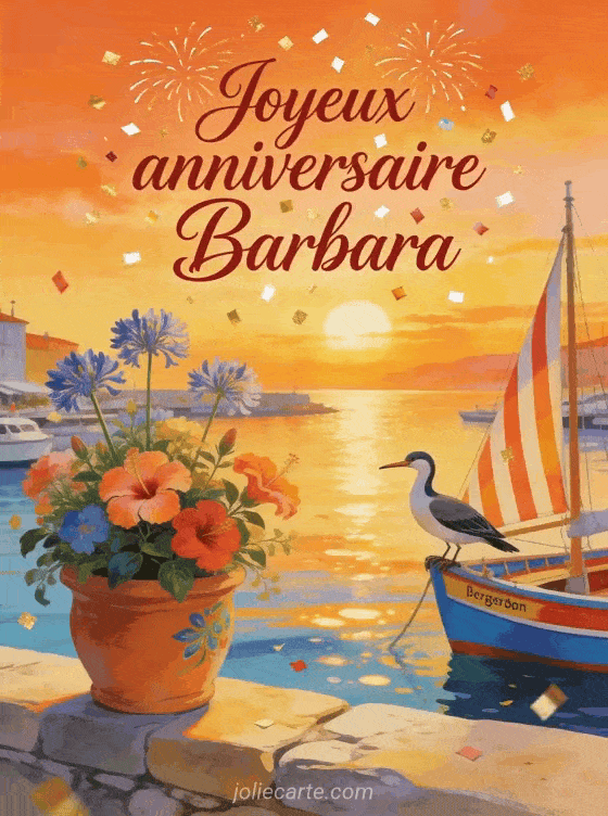 Joyeux anniversaire Barbara - Joyeux anniversaire barbara gif