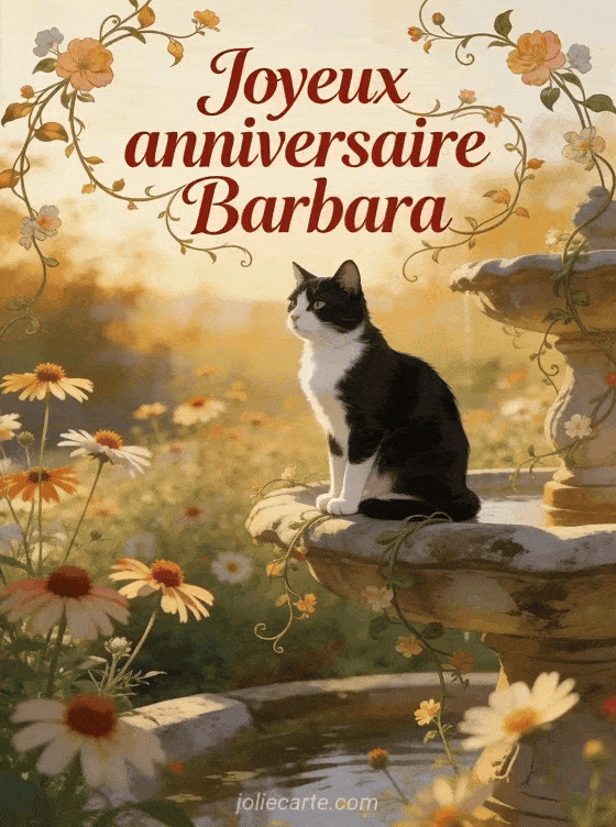 Joyeux anniversaire Barbara - Joyeux anniversaire barbara fleurs