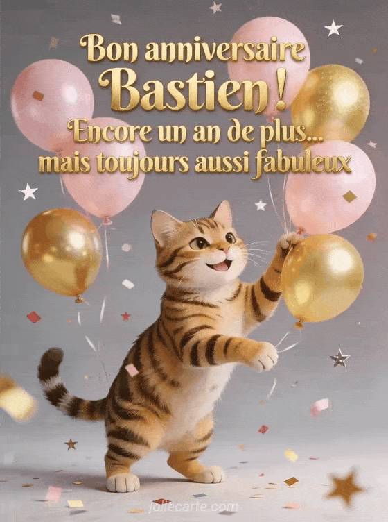 Joyeux anniversaire Bastien - Bon anniversaire bastien