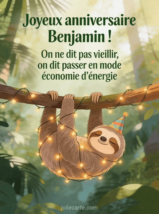 Joyeux anniversaire Benjamin - Joyeux anniversaire benjamin humour