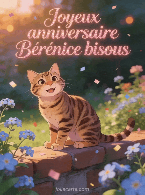 Joyeux anniversaire Bérénice - Joyeux anniversaire berenice bisous