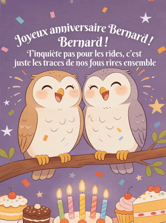 Joyeux anniversaire Bernard - Joyeux anniversaire bernard rigolo