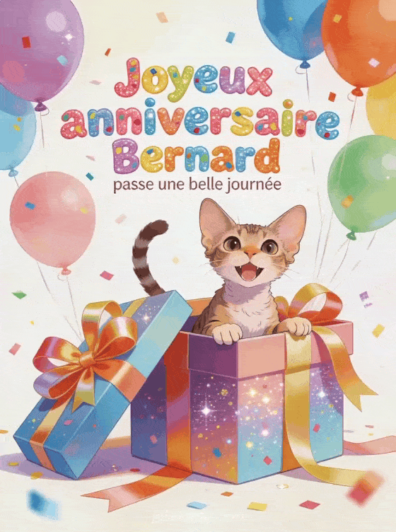 Joyeux anniversaire Bernard - Joyeux anniversaire bernard gif