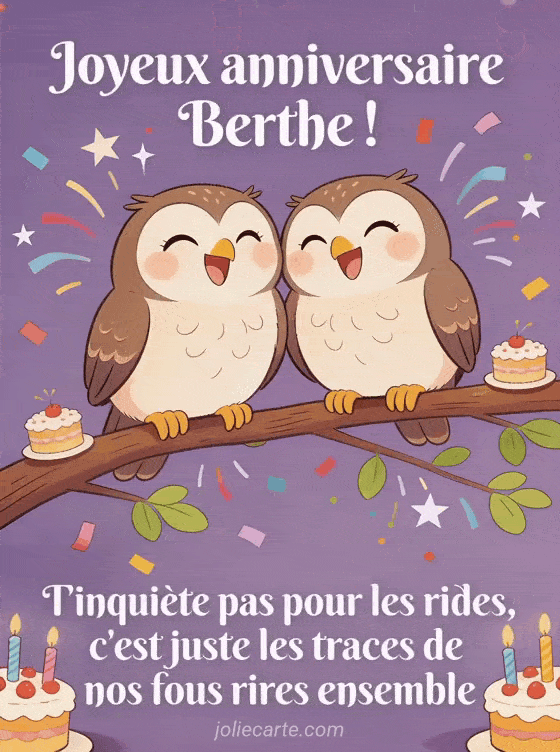 Joyeux anniversaire Berthe - Joyeux anniversaire berthe rigolo