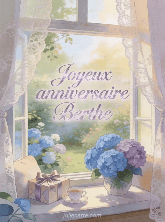 Joyeux anniversaire Berthe - Carte joyeux anniversaire berthe gratuite