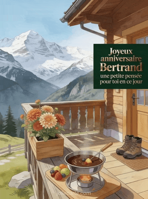 Joyeux anniversaire Bertrand - Carte joyeux anniversaire bertrand gratuite
