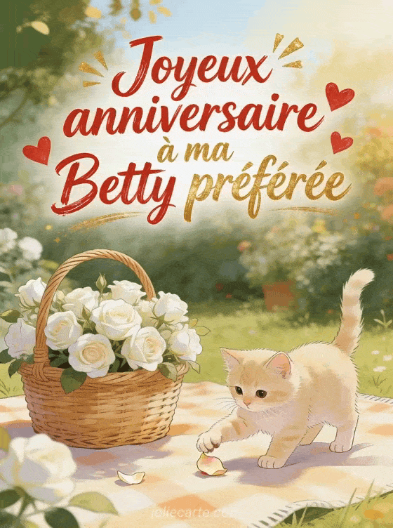 Joyeux anniversaire Betty - Joyeux anniversaire betty gif
