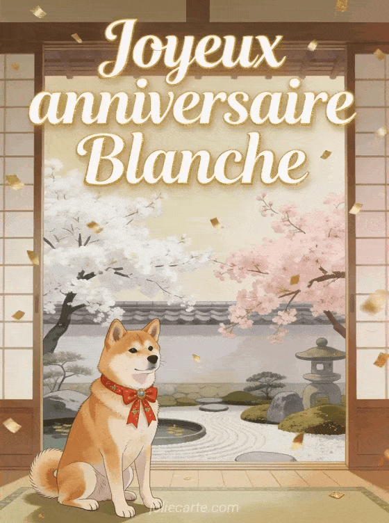 Joyeux anniversaire Blanche - Joyeux anniversaire blanche gif