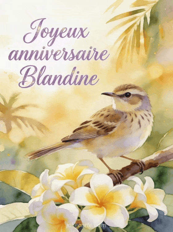 Joyeux anniversaire Blandine - Joyeux anniversaire blandine image