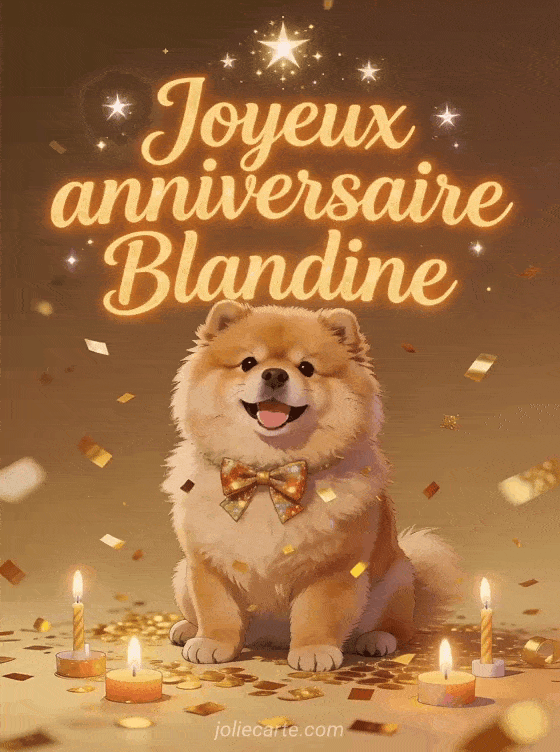 Joyeux anniversaire Blandine - Joyeux anniversaire blandine gif anime
