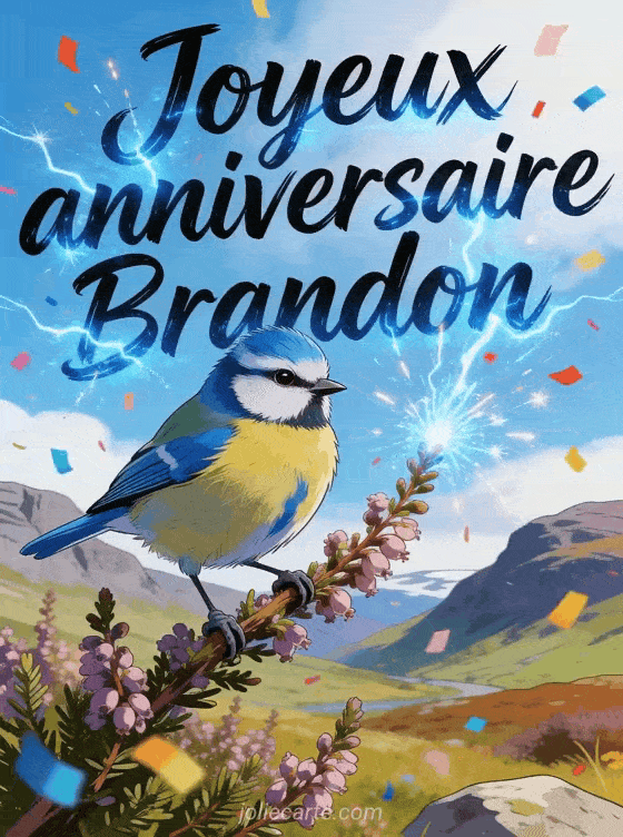 Joyeux anniversaire Brandon - Joyeux anniversaire brandon gif anime