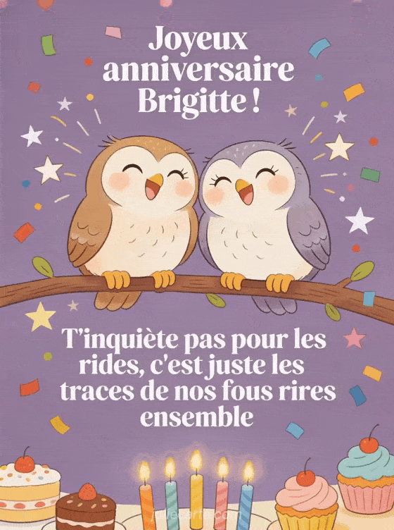 Joyeux anniversaire Brigitte - Joyeux anniversaire brigitte rigolo