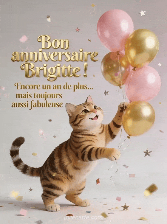Joyeux anniversaire Brigitte - Bon anniversaire brigitte