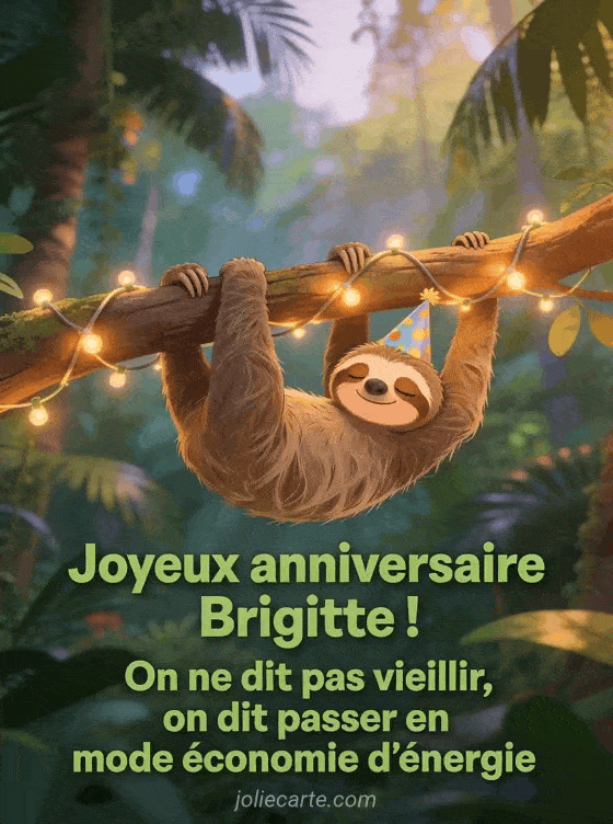 Joyeux anniversaire Brigitte - Brigitte humour