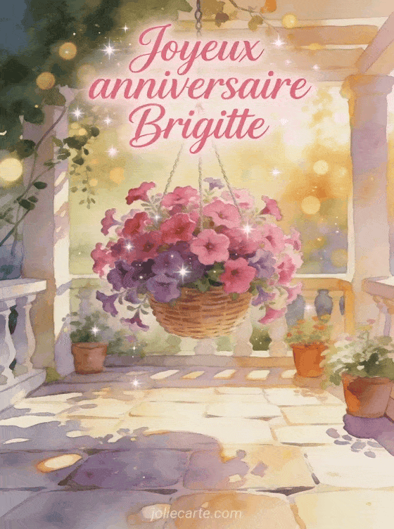 Joyeux anniversaire Brigitte - Joyeux anniversaire brigitte fleurs