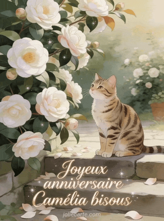 Joyeux anniversaire Camélia - Joyeux anniversaire camelia bisous