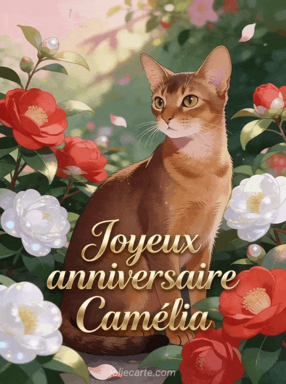Joyeux anniversaire Camélia - Joyeux anniversaire camelia fleurs