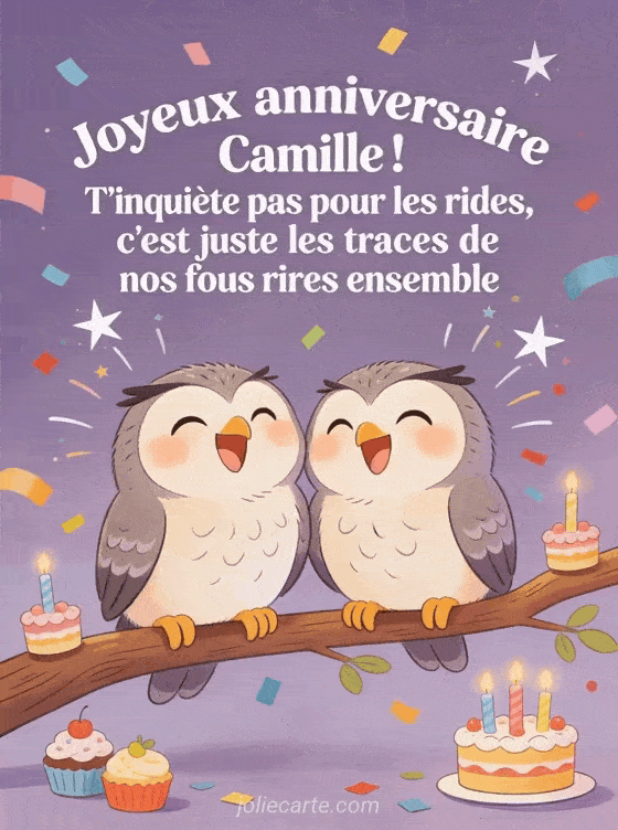 Joyeux anniversaire Camille - Joyeux anniversaire camille rigolo
