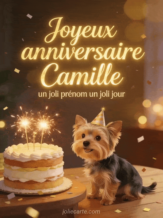 Joyeux anniversaire Camille - Joyeux anniversaire camille image