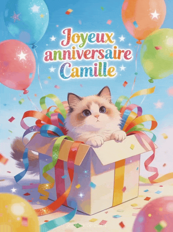 Joyeux anniversaire Camille - Joyeux anniversaire camille gif